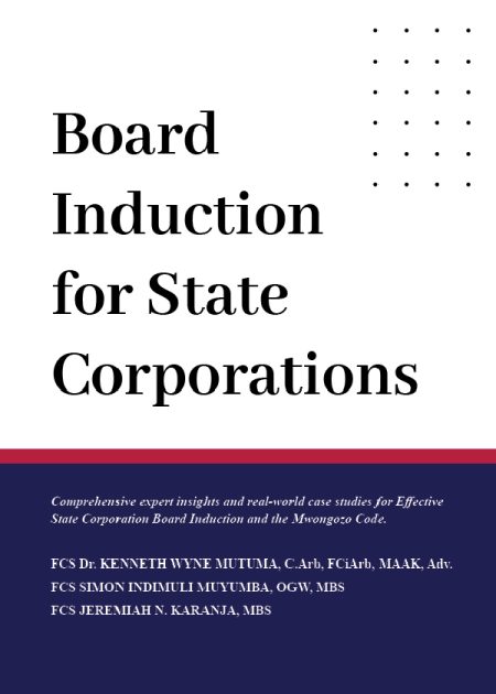 Board Induction for State Corporations